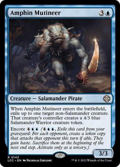 Amphin Mutineer (Commander: The Lost Caverns of Ixalan) Light Play