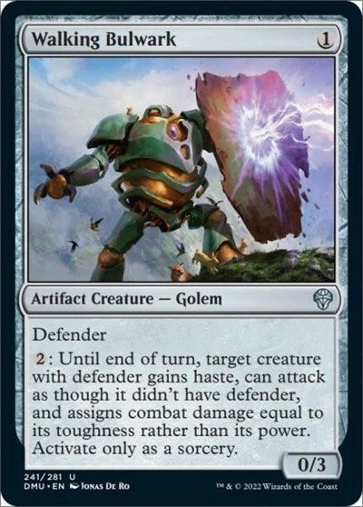 Walking Bulwark (Dominaria United) Light Play Foil