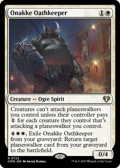 Onakke Oathkeeper (Commander Masters) Near Mint