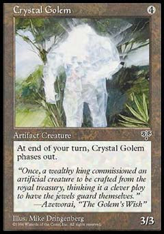 Crystal Golem (Mirage) Near Mint