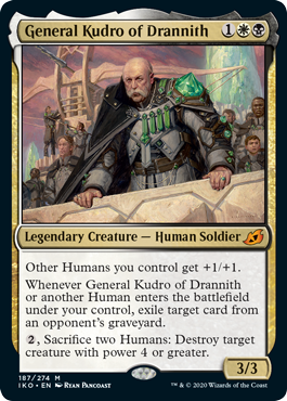 General Kudro of Drannith (Ikoria: Lair of Behemoths) Near Mint Foil
