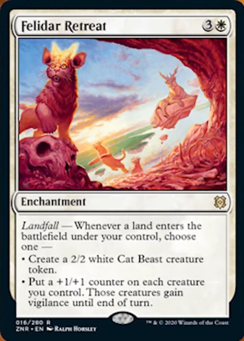 Felidar Retreat (Zendikar Rising) Light Play