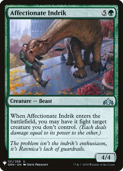 Affectionate Indrik (Mystery Booster) Light Play