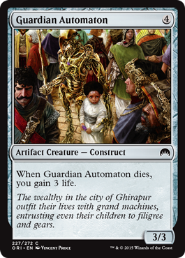 Guardian Automaton (Magic Origins) Light Play Foil
