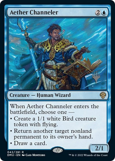 Aether Channeler (Promo Pack: Dominaria United) Light Play Foil