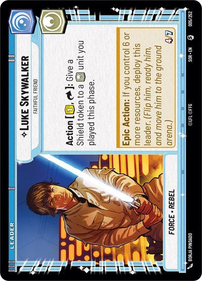 Luke Skywalker Faithful Friend (Spark of Rebellion) Near Mint