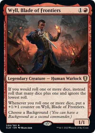 Wyll, Blade of Frontiers (Commander Legends: Battle for Baldur's Gate) Light Play Foil