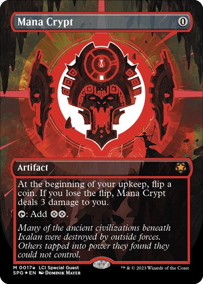 Mana Crypt (0017e) (Borderless) (Special Guests) Medium Play Foil