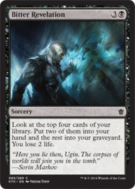 Bitter Revelation (Khans of Tarkir) Light Play