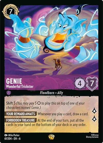 Genie - Wonderful Trickster (Azurite Sea) Near Mint Cold Foil