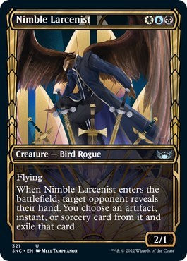 Nimble Larcenist (Showcase) (Streets of New Capenna) Light Play