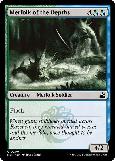Merfolk of the Depths (Ravnica Remastered) Near Mint