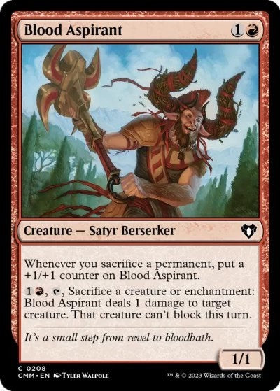 Blood Aspirant (Commander Masters) Light Play Foil