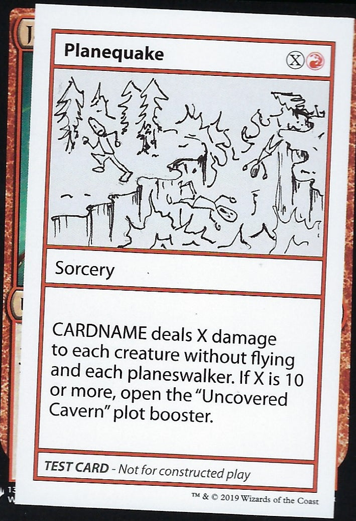 Planequake (Mystery Booster Test Print) Near Mint