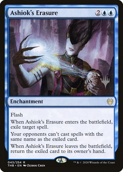 Ashiok's Erasure (Promo Pack: Theros Beyond Death) Light Play Foil