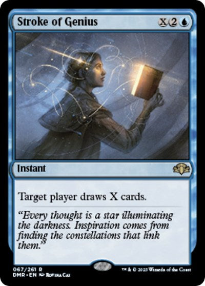 Stroke of Genius (Dominaria Remastered) Near Mint Foil