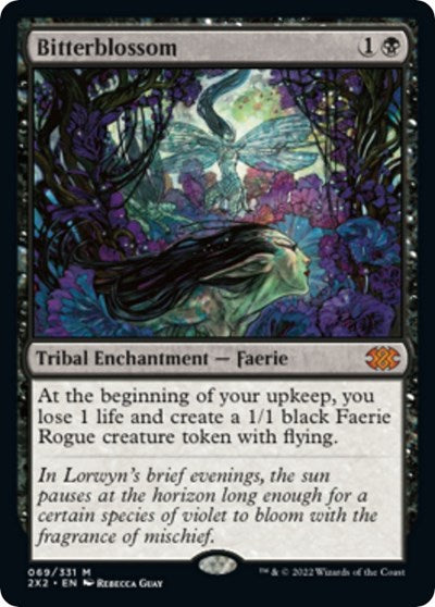 Bitterblossom (Double Masters 2022) Medium Play