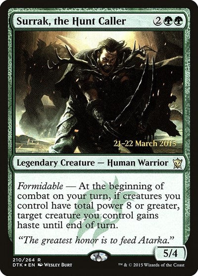 Surrak, the Hunt Caller (Promos: Prerelease Cards) Light Play Foil