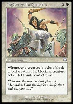 Righteous Indignation (Mercadian Masques) Near Mint