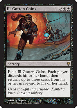 Ill-Gotten Gains (Conspiracy) Light Play Foil