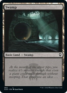 Swamp (462) (Commander Legends: Battle for Baldur's Gate) Light Play Foil