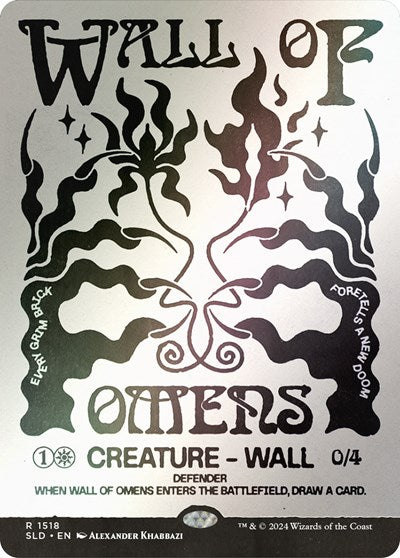 Wall of Omens (Rainbow Foil) (Secret Lair) Light Play Foil