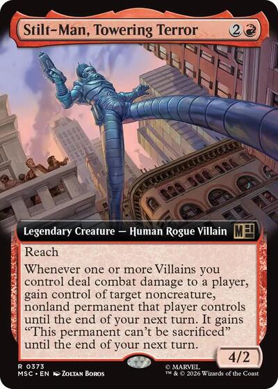 Stilt Man  Towering Terror  Extended Art|1|0|0.00