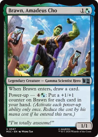 Brawn, Amadeus Cho (Marvel Super Heroes) Near Mint