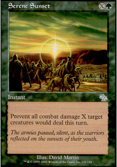 Serene Sunset (Judgment) Medium Play