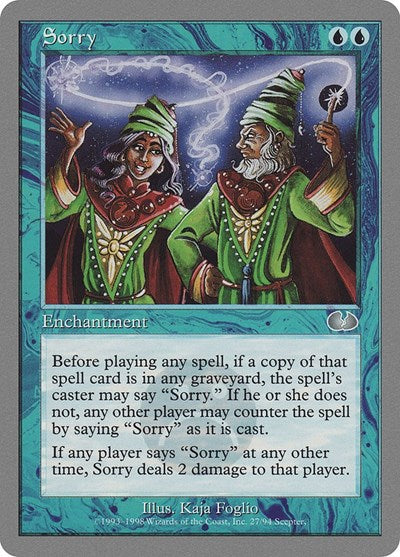 Sorry (Unglued) Medium Play