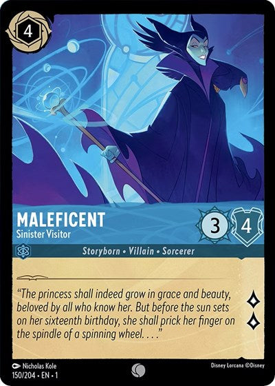 Maleficent - Sinister Visitor (The First Chapter) Near Mint Cold Foil