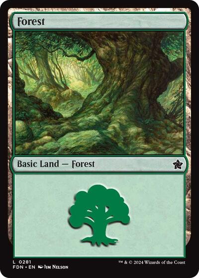 Forest (0281) (Foundations) Near Mint Foil
