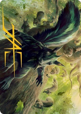 Chatterfang, Squirrel General Art Card (68/81) (Gold-Stamped Signature) (Art Series: Modern Horizons 2) Near Mint