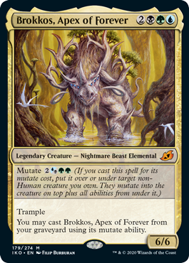 Brokkos, Apex of Forever (Ikoria: Lair of Behemoths) Near Mint Foil