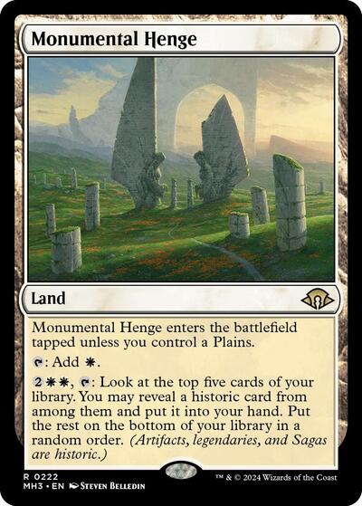 Monumental Henge (Modern Horizons 3) Near Mint