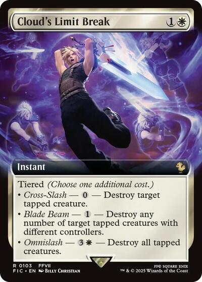 Cloud's Limit Break (Extended Art) (Commander: FINAL FANTASY) Near Mint