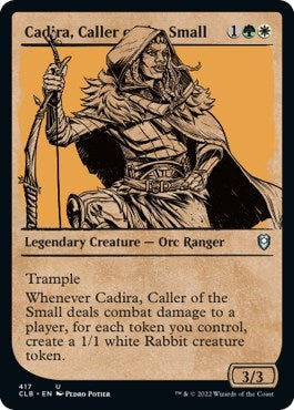 Cadira, Caller of the Small (Showcase) (Commander Legends: Battle for Baldur's Gate) Light Play