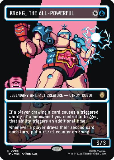 Krang  the All Powerful  Borderless   Surge Foil|0|0|0.00