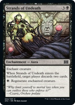 Strands of Undeath (Double Masters 2022) Medium Play Foil