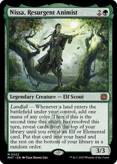 Nissa, Resurgent Animist (March of the Machine: The Aftermath) Near Mint