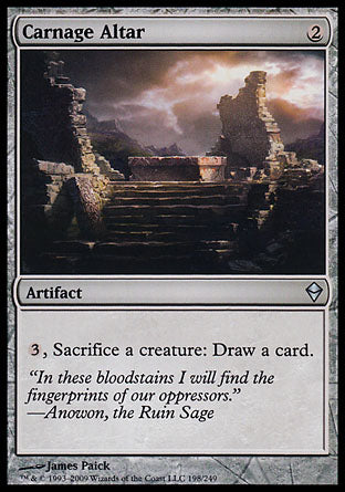 Carnage Altar (Zendikar) Light Play
