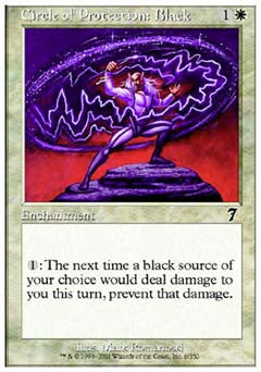 Circle of Protection: Black (7th Edition) Medium Play