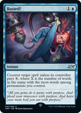 Busted! (Unfinity) Medium Play Foil