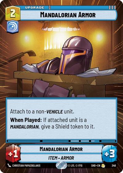 Mandalorian Armor (Hyperspace) (Shadows of the Galaxy) Near Mint Foil