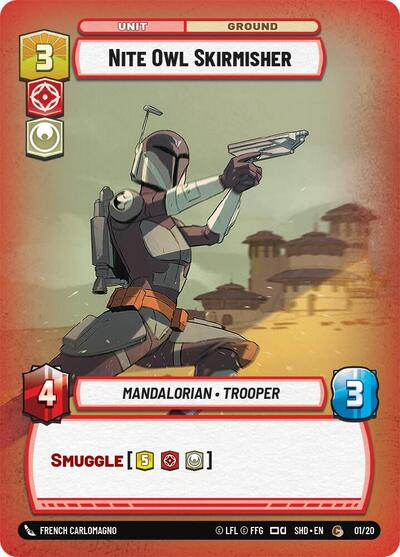 Nite Owl Skirmisher (Shadows of the Galaxy: Weekly Play Promos) Near Mint