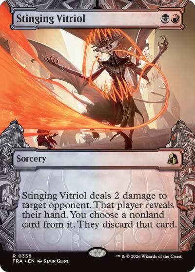 Stinging Vitriol (Showcase) (Reality Fracture) Near Mint