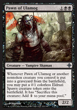Pawn of Ulamog (Rise of the Eldrazi) Damaged / Poor