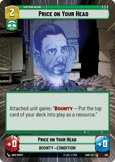 Price on Your Head (Hyperspace) (Shadows of the Galaxy) Near Mint Foil