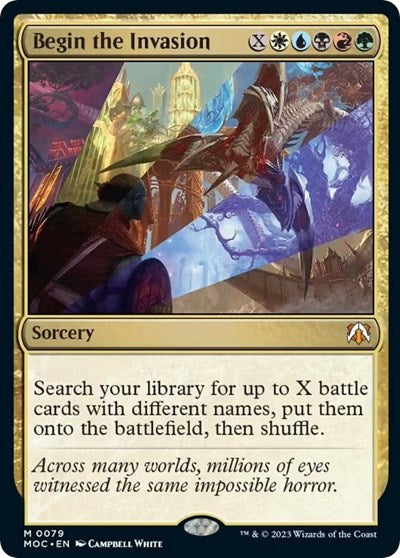 Begin the Invasion (Commander: March of the Machine) Near Mint