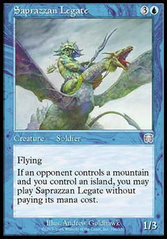 Saprazzan Legate (Mercadian Masques) Medium Play
